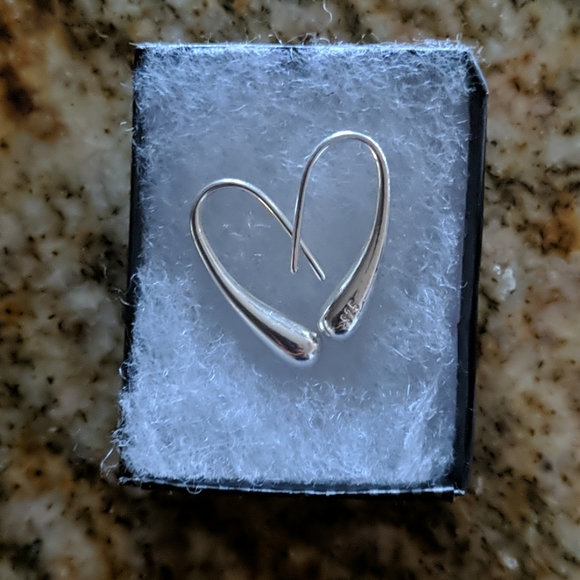 Silver Drop Earrings - Picture 4 of 4